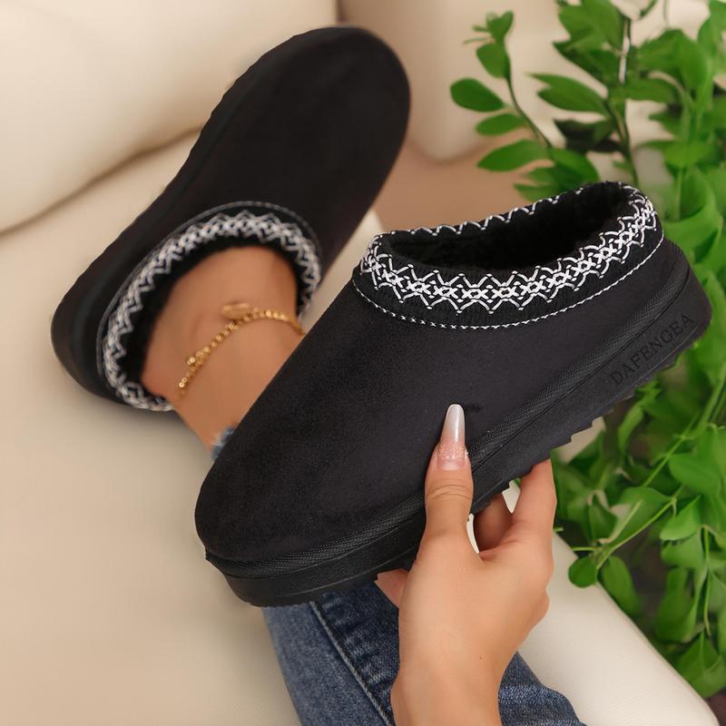 Chalet Slipper · Fleece-Lined Platform Mini Boot