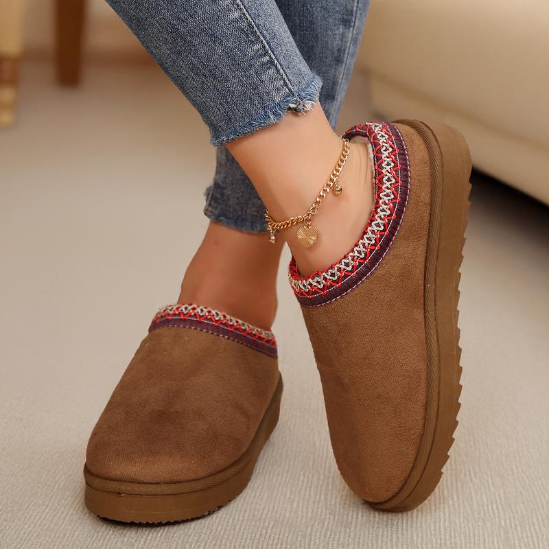 Chalet Slipper · Fleece-Lined Platform Mini Boot