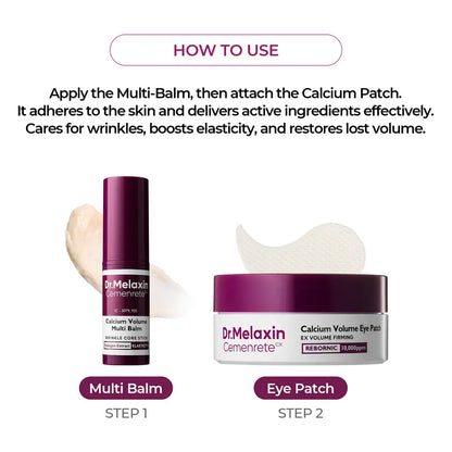 Dr.Melaxin Collagen Duo · Balm & Eye Patch