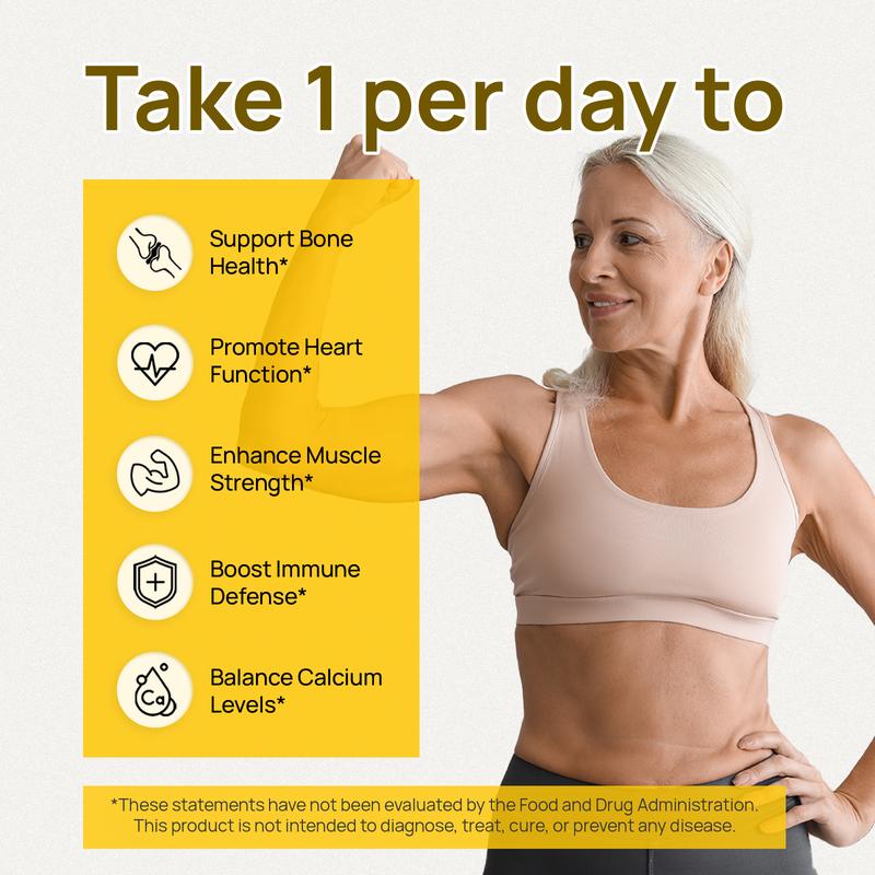 Selerb Vitamin D3 K2 – 10,000 IU D3 + 200 mcg MK-7 with Virgin Coconut Oil – Bone, Heart & Immune Support – 120 Softgels