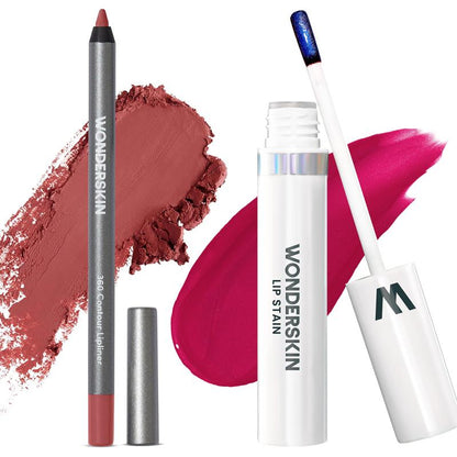 Veloura Lip Veil · Stain & Line Duo