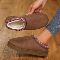 Chalet Slipper · Fleece-Lined Platform Mini Boot